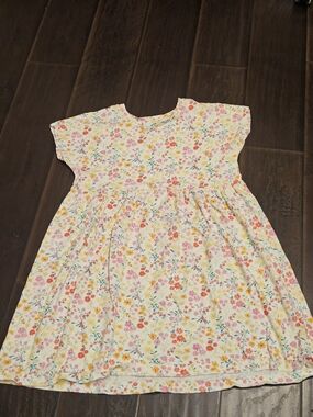 Old Navy Girls' Floral Dress - Yellow Pink Orange girls Size XL 14-16